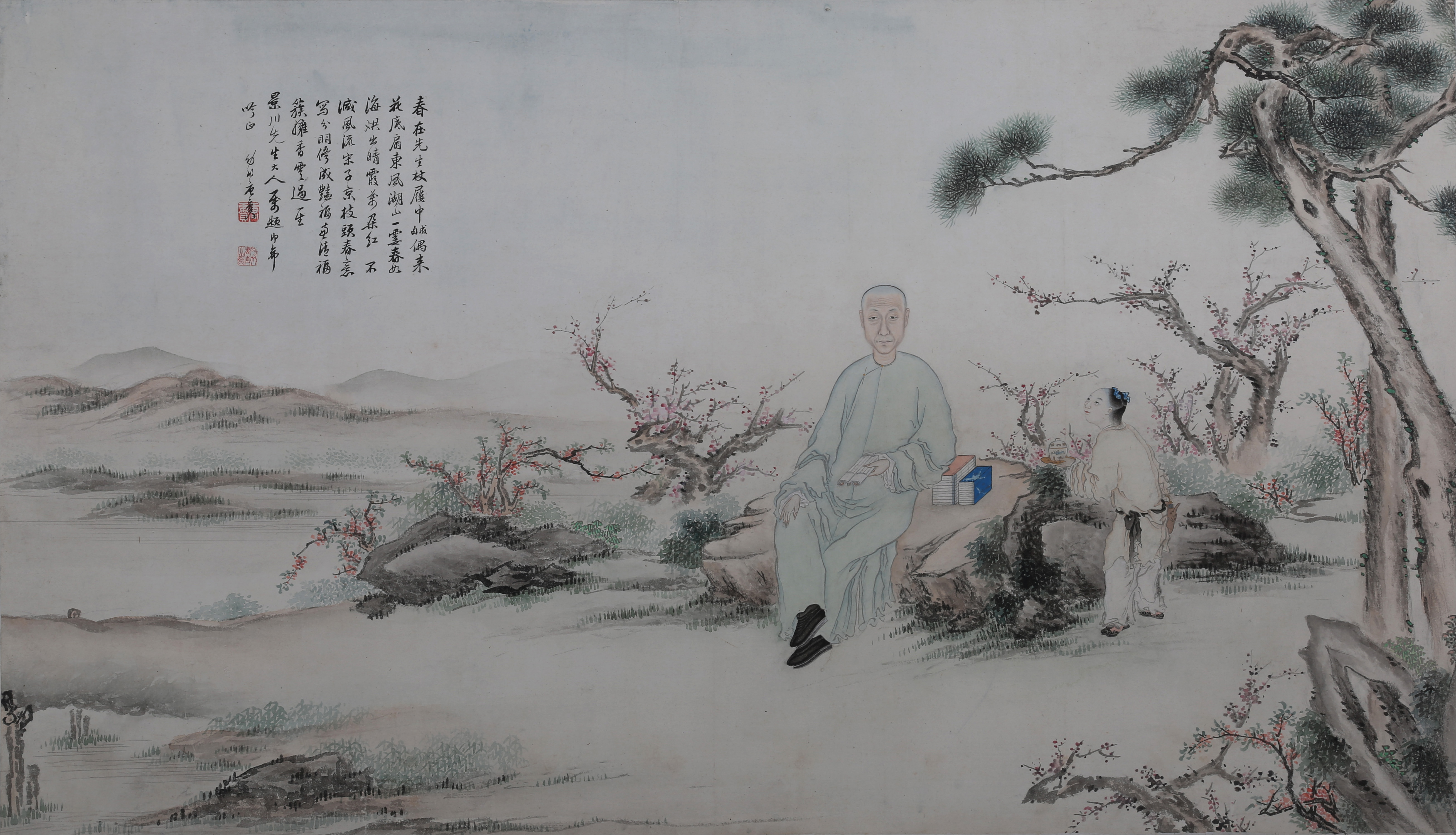 人物横披